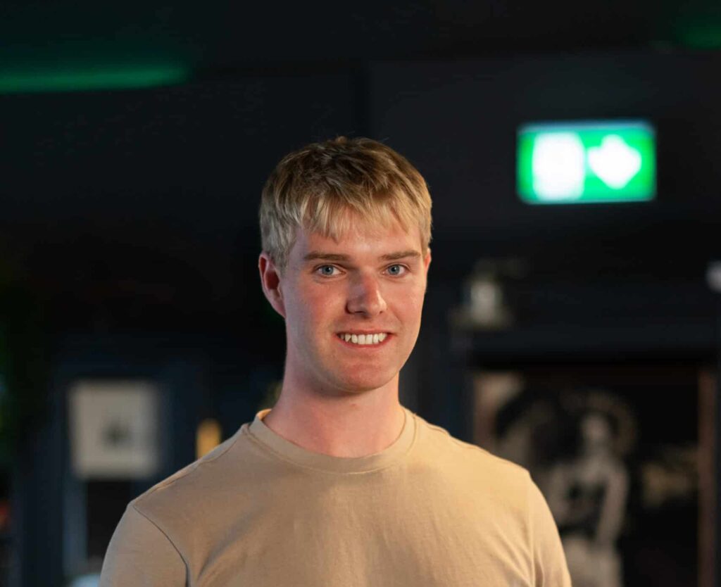 A photo of Lewis recently graduated and joined Wellington Wealth Building Financial Foundations Before University