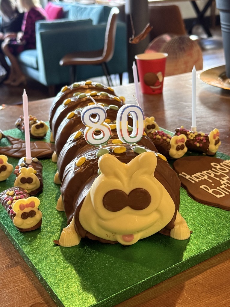 Birthday Cake with 80th candles - Wellington Wealth - Living Well into Your 80s